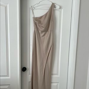 BHLDN Dylan Satin Charmeuse Maxi Dress